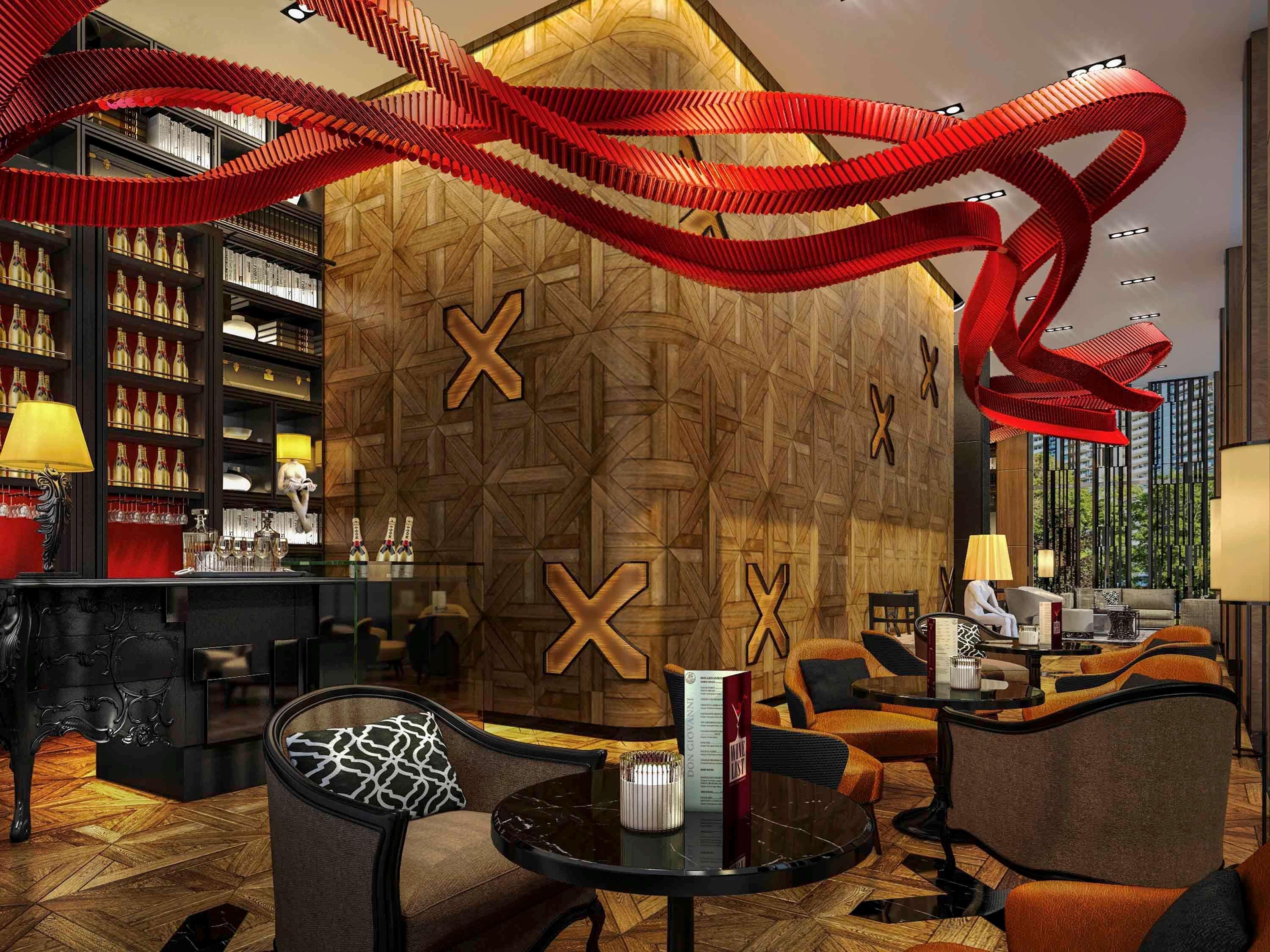 Sofitel Adelaide Hotell Exteriör bild Interior of a Starbucks Reserve store